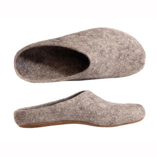 Magicfelt pantoffels van alpacawol Unieke kwaliteit: pantoffels van heerlijk warme, aangenaam temperatuurregulerende alpacawol.