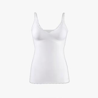 Wit Skiny bh-top met brede schouderbanden.