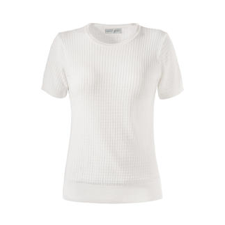 Witte Giza brei T-shirt, maat 36.