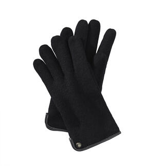 Roeckl handschoenen van walkstof Veel zachter (en weerbestendiger) dan gebruikelijke wollen handschoenen dankzij de fijne walkstof. Van Roeckl.