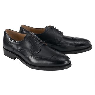 Zwarte Cordwainer business schoenen, fullbrogue, maat 41