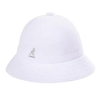 Witte Kangol Bucket Hat met brede rand