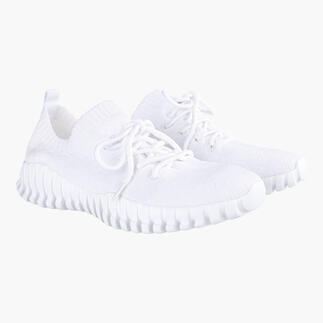 Witte Knit-schoenen van bernie mev. in een paar.