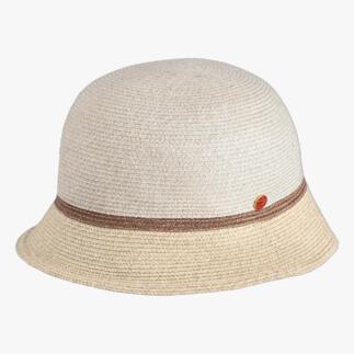 Borten-Cloche hoed in crèmekleurige tint