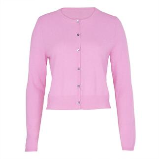 Roze FTC korte cardigan met knopen aan de voorkant
