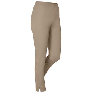 Beige instapbroek, maat 34, zij-aanzicht