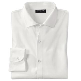 Vouwt Junghans katoen-crepe overhemd in wit