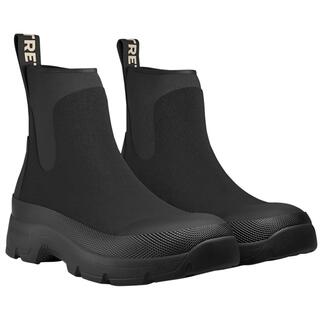 Zwarte Tretorn neopreen Chelsea-boots met elastische inzet.