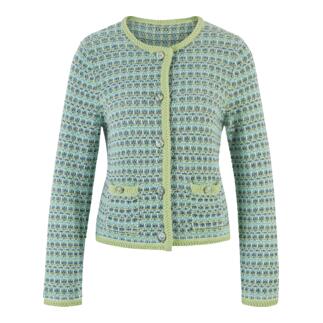 Junghans 1954 Couture vest met een licht patroon.