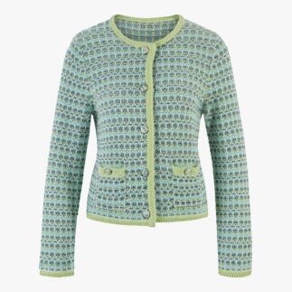Junghans 1954 Couture vest met een licht patroon.