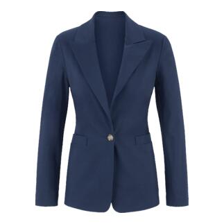 Blauwe blazer van Vicario Cinque, maat 34.
