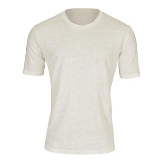 Wit Phil Petter premium linnen shirt van de voorkant.