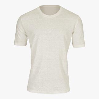 Wit Phil Petter premium linnen shirt van de voorkant.