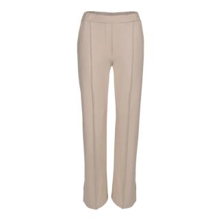 Beige broek van het Vicario Cinque Punto Milano-ensemble, maat 36.