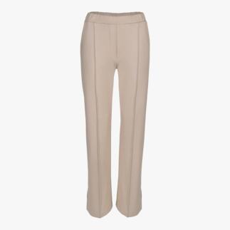 Beige broek van het Vicario Cinque Punto Milano-ensemble, maat 36.