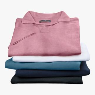Stapels van Ragman Pima-pikee polo's in verschillende kleuren