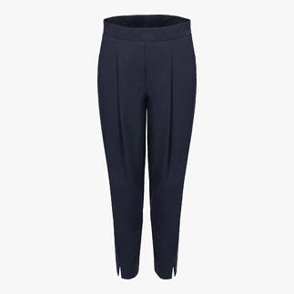 St.Ann Pull-on zomerjerseybroek in donkerblauw met elastische tailleband.