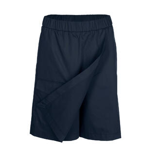 Gardeur cargo-bermudarok in donkerblauw met een asymmetrisch design.