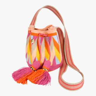 AALUNA bucket bag met lange schouderriem.