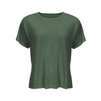 Groen Junghans zijden crêpe shirt als enkel item.