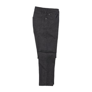 Grijze gardeur smart-casual broek van de zijkant.