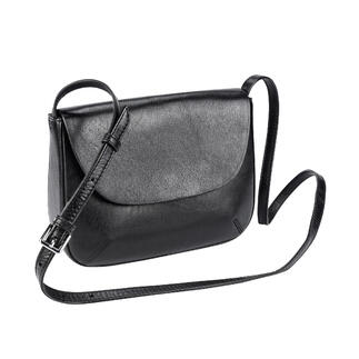 Zwarte Markberg Saddle-Bag met verstelbare schouderband