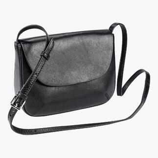 Zwarte Markberg Saddle-Bag met verstelbare schouderband
