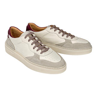 Twee beige Ducanero® Basic-Edel sneakers, naast elkaar op een witte achtergrond.