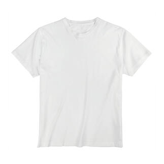 Wit T-shirt op een witte achtergrond.