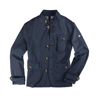 Steinbock® ultralichte stadsjas in marineblauw voor ophangen.