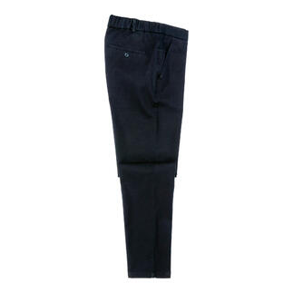 Hiltl Premium Chino in marineblauw, zijaanzicht