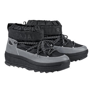 Pajar reflector boots in zilver met vetersluiting en gewatteerde schacht, maat 36