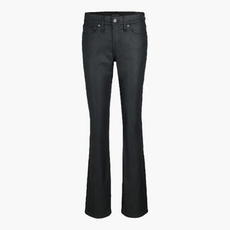 Zwarte bootcut jeans met een klassieke snit en lichte stretch.