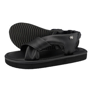 Flip-flop ultralight-sandalen in zwart met flexibele zool