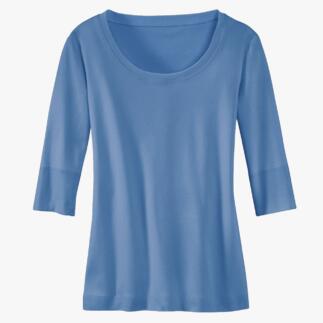 Blauw Wolff-shirt, liggend.