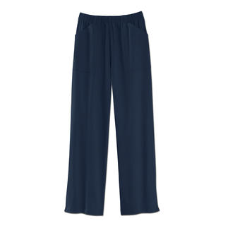 Donkerblauwe Bollerbuks met zijzakken.