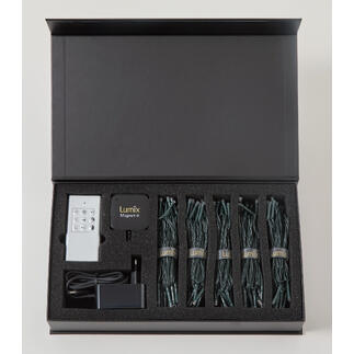 Verpakking van de basisset voor de magnetische lichtsnoer.