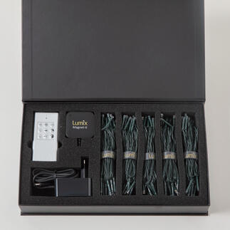 Verpakking van de basisset voor de magnetische lichtsnoer.