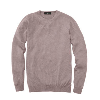 Beige merino-edeltrui van Junghans.