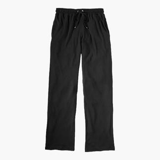 Vrouwen joggingsbroek in zwart met elastische band