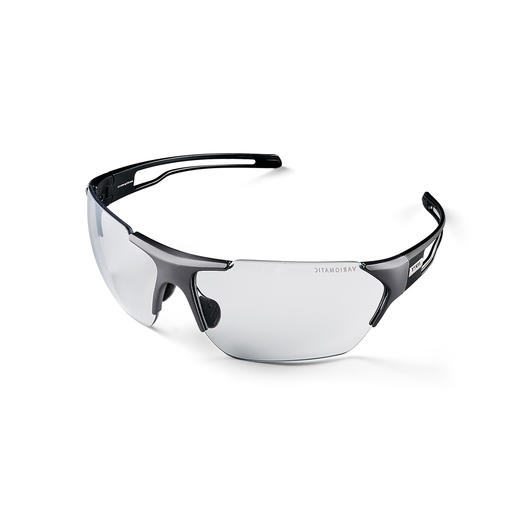 uvex Variomatic zonnebril 1 zonnebril voor ieder licht. Voor biken, skiën, skaten, autorijden. Kraswerend & antifog.