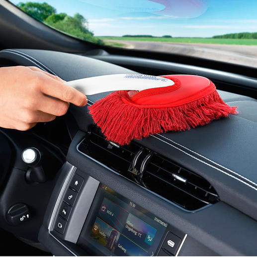 Met de kleinste borstel (bijbehorend) maakt u eenvoudig het interieur van uw auto schoon.