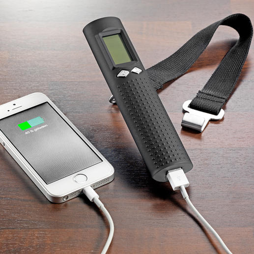 Praktisch onderweg: met de geïntegreerde accu kunt u uw smartphone opladen. Praktisch onderweg: met de geïntegreerde accu kunt u uw smartphone opladen.