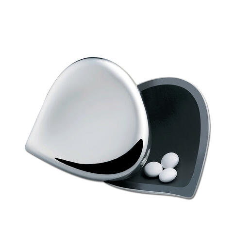 Alessi pillendoosje Veel te mooi om te verstoppen. Elegant glanzend als een chic sieraad. Met praktische éénhandssluiting.