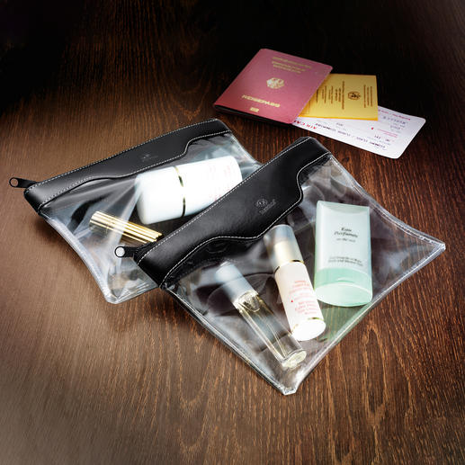 Handbagagetoilettas, set van 2 Ideaal als handbagage, voor cosmetica, verzorgingsartikelen, …