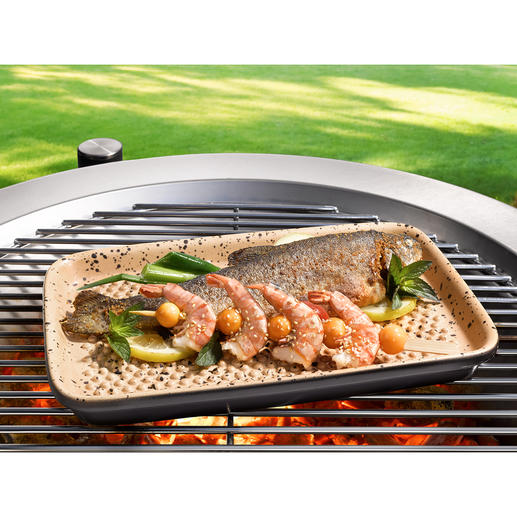 RÖMERTOPF® Lafer BBQ-grillschaal Wereldprimeur: grillen met RÖMERTOPF®-keramiek.