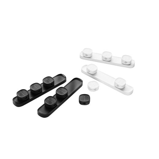 Het aantal magnetische clips in de houder kunt u zelf bepalen. Het aantal magnetische clips in de houder kunt u zelf bepalen.