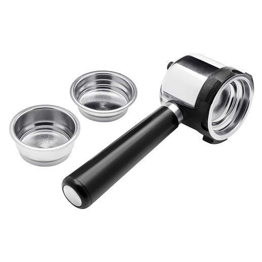 Incl. 3 edelstalen filters (1 en 2 kopjes, pads). Incl. 3 edelstalen filters (1 en 2 kopjes, pads).