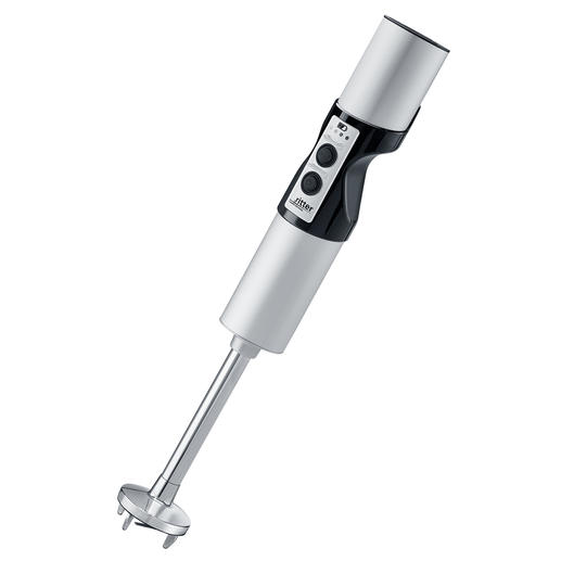 Meegeleverde accessoires: universeel mes en 500 ml-mengbeker van kunststof. Meegeleverde accessoires: universeel mes en 500 ml-mengbeker van kunststof.