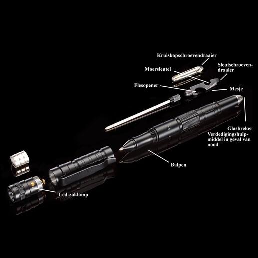 Stevige multifunctionele balpen die tegelijkertijd een verdedigingshulpmiddel in geval van nood is en altijd binnen handbereik is. Stevige multifunctionele balpen die tegelijkertijd een verdedigingshulpmiddel in geval van nood is en altijd binnen handbereik is.